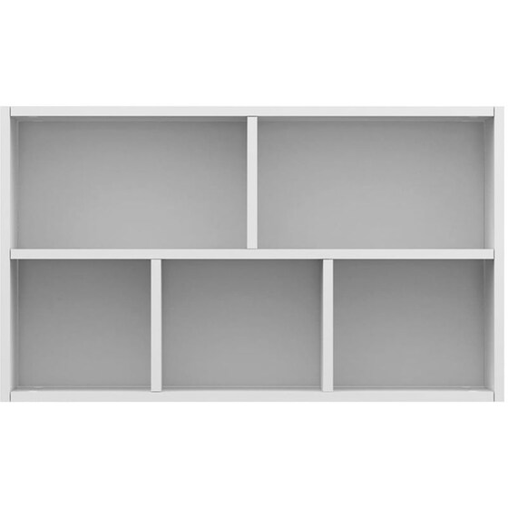 Βιβλιοθήκη VidaXL από Μοριοσανίδα 50x25x80 cm - Λευκό image 6
