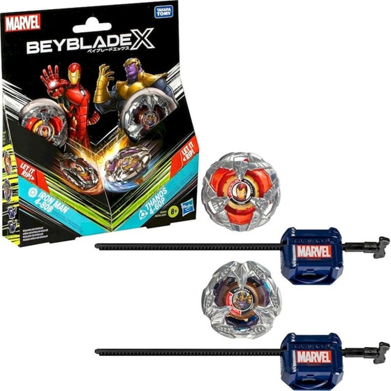 Beyblade X Marvel Ironman vs Thanos (G0287) image 1