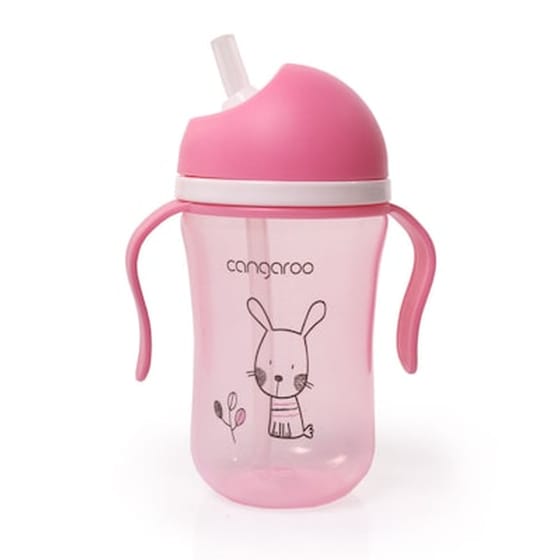 Εκπαιδευτικό Ποτηράκι 6m Και 300ml Bunny Pink C0587 Cangaroo 3800146263423 image 0