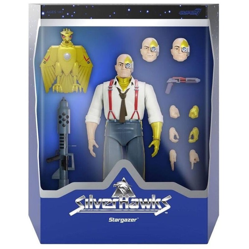 SUPER7 Φιγούρα SUPER7 Silverhawks Commander Stargazer 18 cm