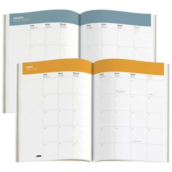 Ημερολόγιο Ημερήσιο Miquelrius 2026 Back 2 Basics Sewn Γκρι image 4