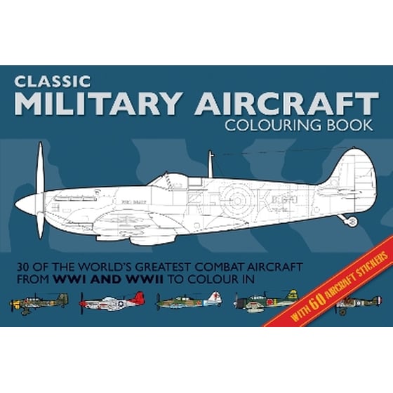 Military Aircraft Colouring Book image 0