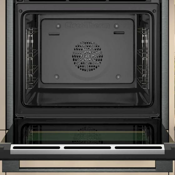 NEFF B24CR31G0 & T36FBE1L0 71 Lt Μαύρο Εντοιχιζόμενος Σετ Φούρνος και Εστία image 3