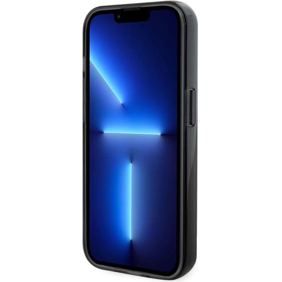 Θήκη Karl Lagerfeld iPhone 14 Pro - Karl Lagerfeld Magsafe Ringstand Case Karl & Choupette’s Head - Black image 1