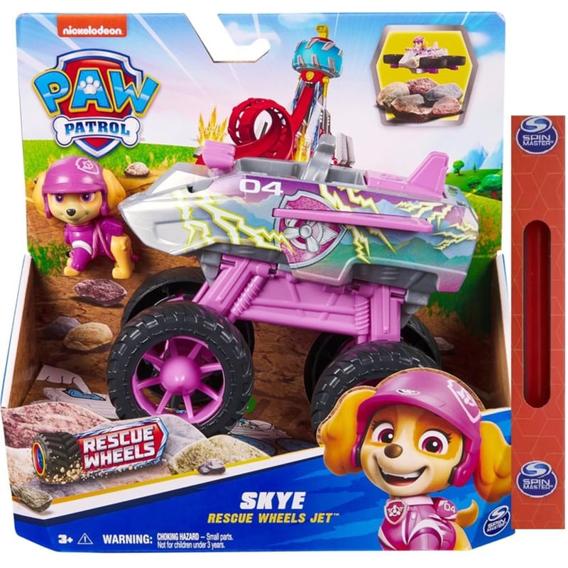 SPIN MASTER Παιχνιδολαμπάδα Spin Master Paw Patrol: Rescue Wheels - Skye Jet (20145824)