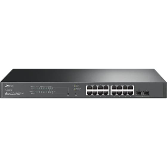 TP-Link TL-SG2218P JetStream Network Switch Managed Gigabit Ethernet (10/100/1000 Mbps) 18-Port PoE+ Support image 0