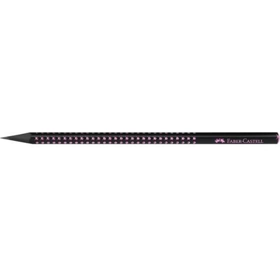 Μολύβι Faber Castell Sparkle Midnight B Ροζ image 1
