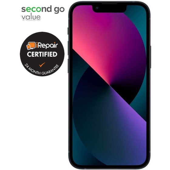 Μεταχειρισμένο Apple iPhone 13 256GB Midnight second go value Certified by iRepair image 2