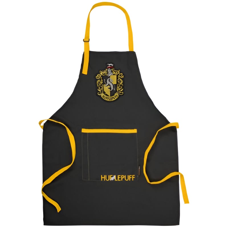 CINEREPLICAS Ποδιά Μαγειρικής Cinereplicas Harry Potter Hufflepuff - Μαύρη/Κίτρινη