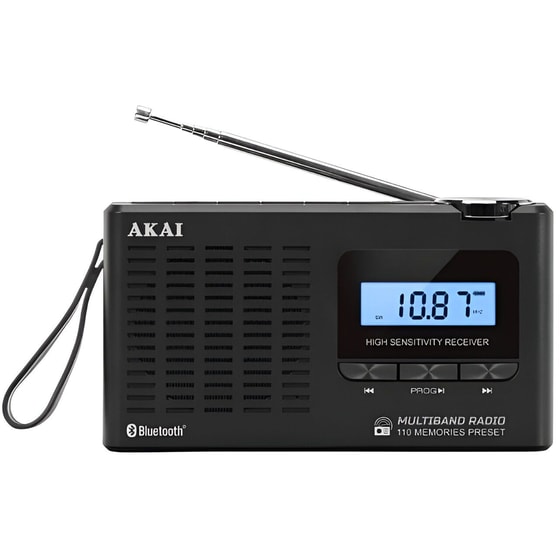 Φορητό Ραδιόφωνο Akai APR-600 - Μαύρο image 2