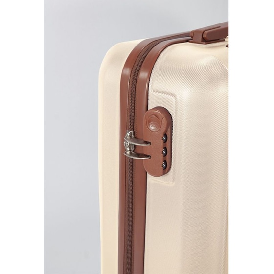 Βαλίτσα&nbsp;Μεγάλη&nbsp;Benzi&nbsp;Μπεζ 75cm image 4