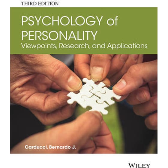 Psychology of Personality - Viewpoints, Research, and Applications 3e image 0