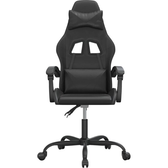 Καρέκλα Gaming VIDAXL 349551 από Τεχνητό Δέρμα - Μαύρη image 1