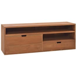 Έπιπλο Τηλεόρασης VidaXLΜασίφ Ξύλο 110x30x40cm - Καφέ