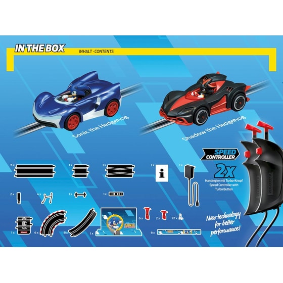 Carrera Go!!! Sonic the Hedgehog 1:43 Τηλεκατευθυνόμενα Αυτοκίνητα σε Πίστα (20062566) image 6