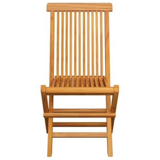 Vidaxl Καρέκλες Κήπου 4 Τεμ. Από Μασίφ Ξύλο Teak Με Κρεμ Μαξιλάρια image 4