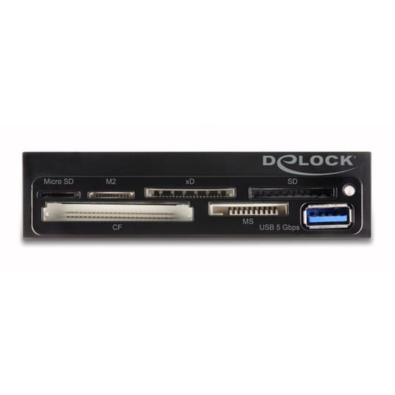 Delock Usb 19-pin Card Reader , Cf/sd/micro Sd/xd/ms/m2/usb, 5gbps (91759) image 1