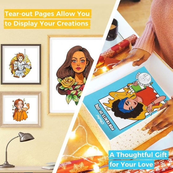 Μπλοκ&nbsp;Σχεδίου&nbsp;Ohuhu Portraits&nbsp;Of&nbsp;Joy image 4