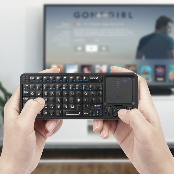 RIITEK Mini K06 Ασύρματο Πληκτρολόγιο - Μαύρο (US) image 1