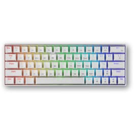 Spartangear Pegasus 2 Ασύρματο Gaming Πληκτρολόγιο Λευκό (US)
