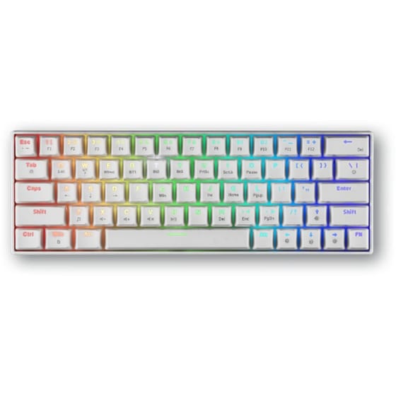 Spartangear Pegasus 2 Ασύρματο Gaming Πληκτρολόγιο Λευκό (US) image 0