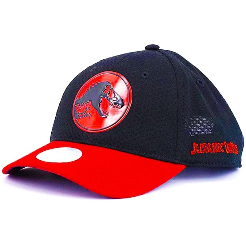 DISNEY Παιδικό Καπέλο Authentic Jurassic World Hat Black Red Με Ρυθμιζόμενο Κούμπωμα