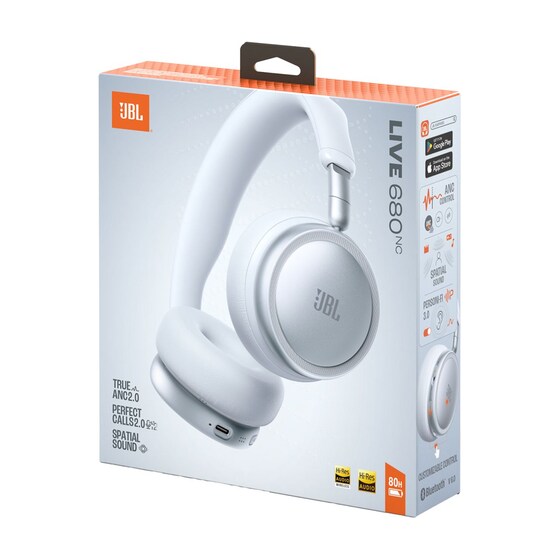 JBL Live 680NC Ασύρματα Ακουστικά Κεφαλής - White image 9