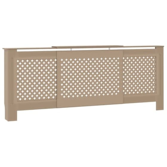 Vidaxl Κάλυμμα Καλοριφέρ 205 Εκ. Από Mdf image 2
