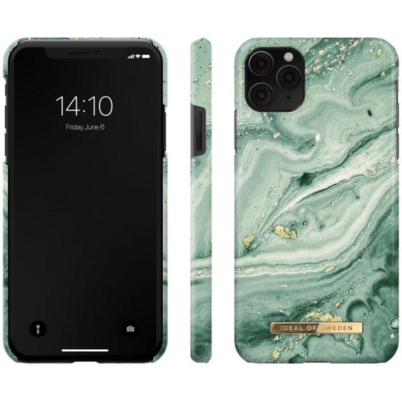 IDEAL OF SWEDEN Θήκη Apple iPhone 11 Pro Max/XS Max - Ideal Of Sweden Fashion - Mint Swirl Marble