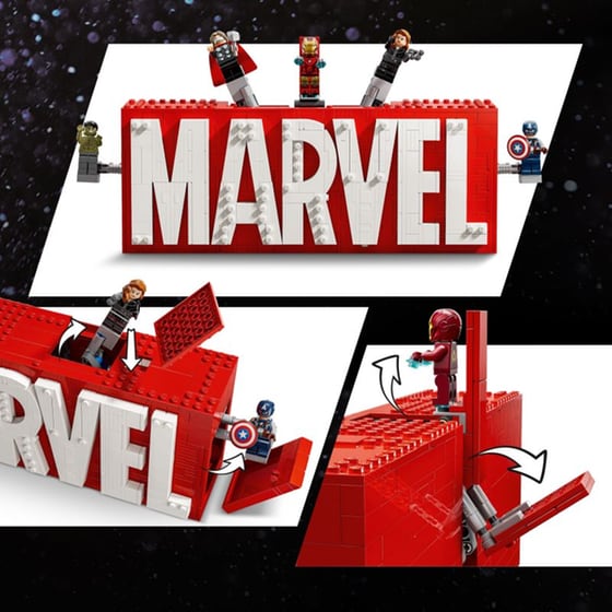 LEGO® MARVEL Logo & Minifigures (76313) image 10