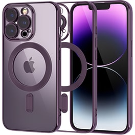 Θήκη Apple iPhone 14 Pro - Tech-Protect MagShine MagSafe με πλαίσιο κάμερας - Purple