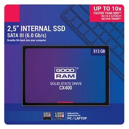Εσωτερικός SSD Goodram CX4.00 SATA III 25" 512GB