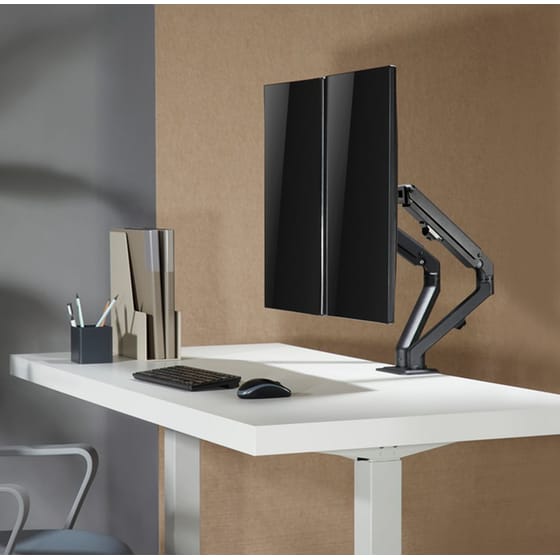 Brateck Βάση Γραφείου Ldt45-c024 Για 2 Οθόνες 17"-27", Έως 7kg Ανά Οθόνη image 4