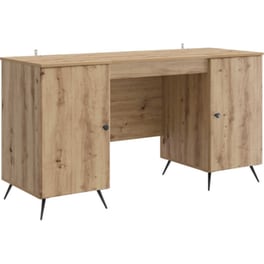 Γραφείο VidaXL από Επεξεργασμένο Ξύλο 142,5x50x75 cm - Artisan Δρυς