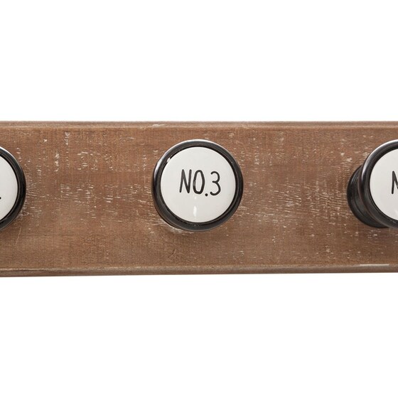 Κρεμάστρα Τοίχου Spitishop A-s Hooks 158141 από MDF 66.3x8.5x9cm - Καφέ image 1