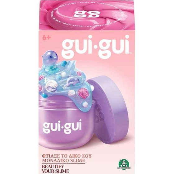 Gui-Gui Slime Βαζάκι με Αρωματική Χλαπάτσα & Φιγούρα (4 Σχέδια) - Τυχαία Επιλογή image 2