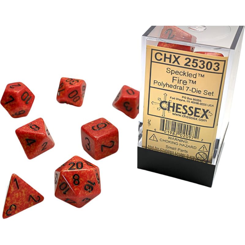 CHESSEX Chessex Speckled - Fire CHESSEX