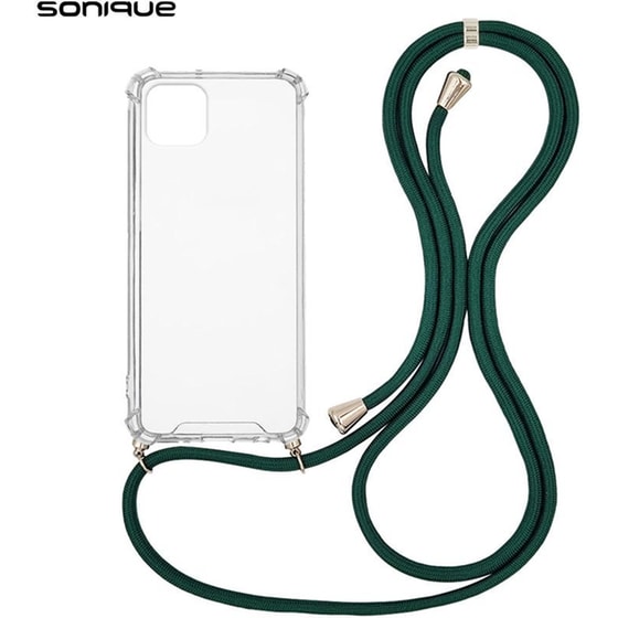 Θήκη Apple iPhone 11 - Sonique με Κορδόνι Armor Clear - Πράσινο image 0