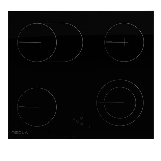 TESLA HV6420SB Εστία Κεραμική Αυτόνομη 60 cm Μαύρο image 0