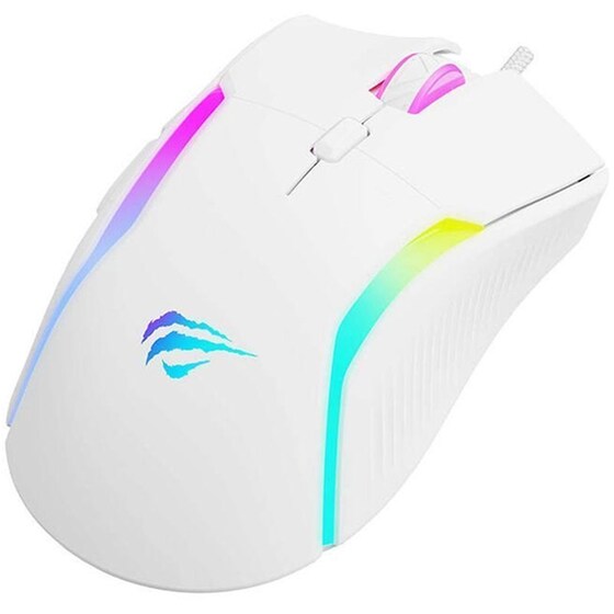 Havit MS1033 RGB Gaming Ενσύρματο Ποντίκι - Λευκό image 4