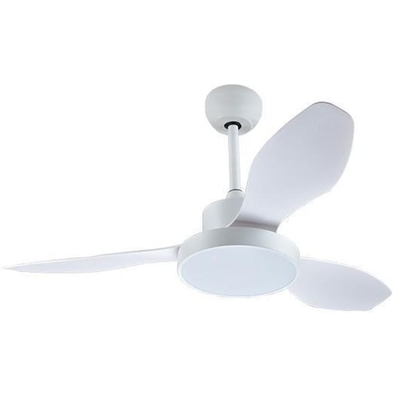 EUROLAMP 300-25036 Ανεμιστήρας Οροφής Με Φως Led  Τηλεχειριστήριο 122εκ. 35W Λευκό image 0