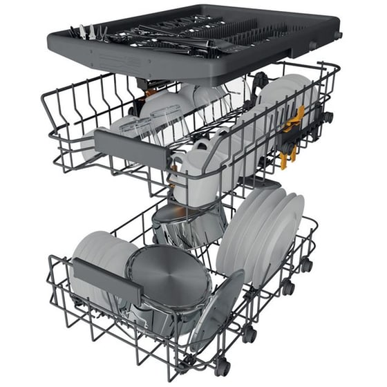 WHIRLPOOL WH6FC11BS7A0X για 11 Σερβίτσια Inox Πλυντήριο Πιάτων image 7