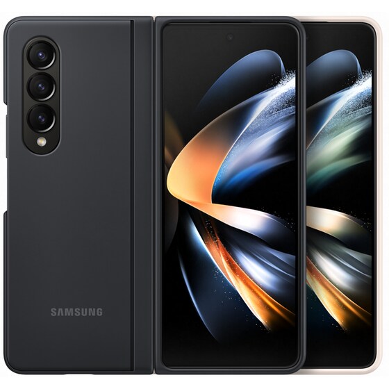 Θήκη Σιλικόνης Samsung Galaxy Z Fold 4 Slim Cover - Μπεζ image 8