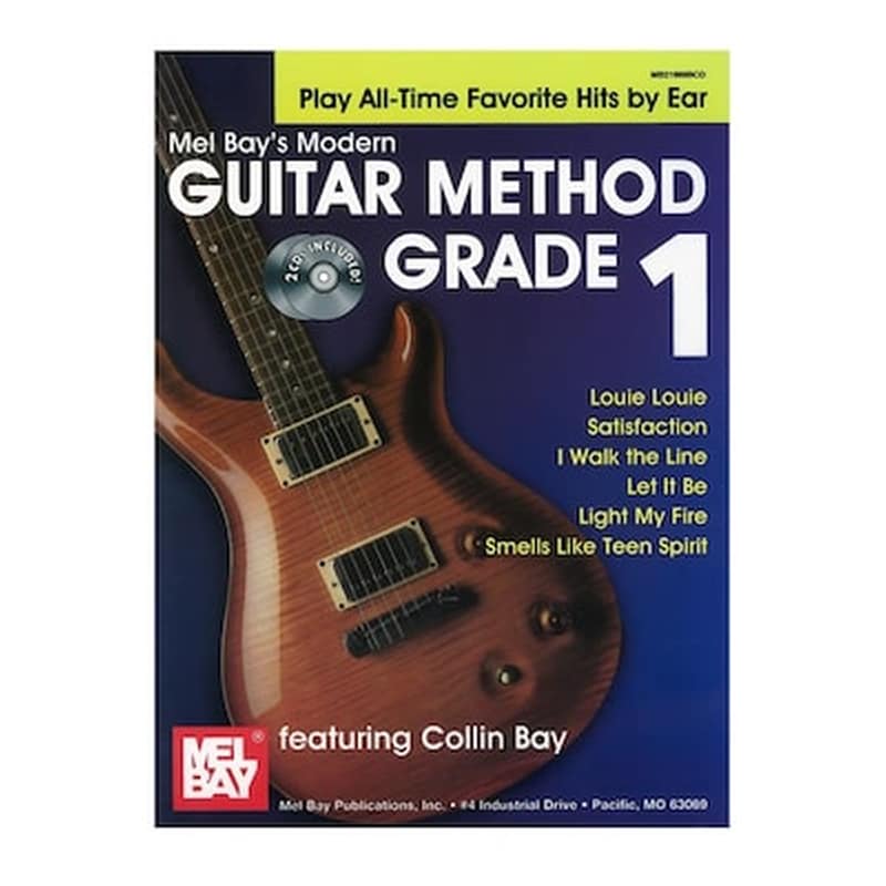 MELBAY Collin Bay - Guitar Method Grade 1, Play All-time Favorite Hits By Ear - 2 Cds