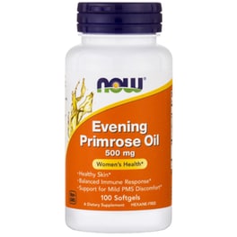 Λιπαρά Οξέα Now Evening Primrose Oil 500mg - 100 μαλακές κάψουλες
