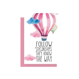 Ευχετήρια Κάρτα Legami Unusual Follow Your Dreams