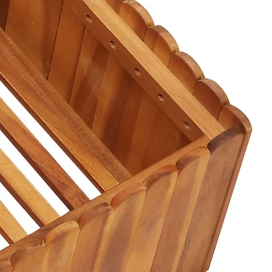 Vidaxl Ζαρντινιέρα Υπερυψωμένη 100 X 100 X 25 Εκ. Μασίφ Ξύλο Ακακίας image 3