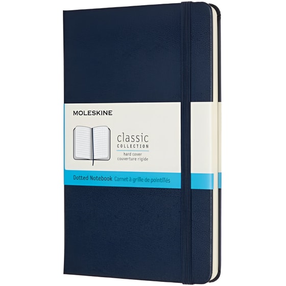 Σημειωματάριο Moleskine με Τελείες Medium Μπλε (1 Τεμάχιο) image 0