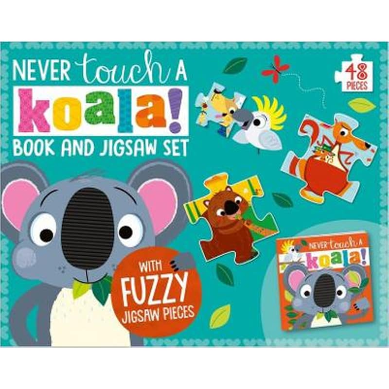 Never Touch a Koala Book and Touch and Feel Jigsaw Boxset