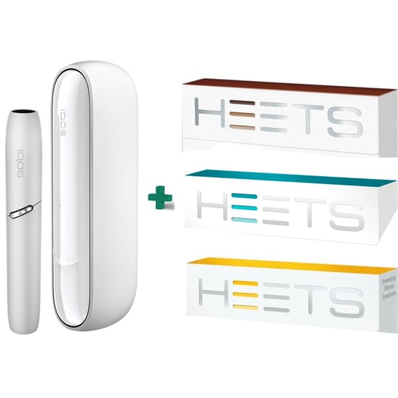 IQOS 3.0 DUO Kit Warm White  & 3 πακέτα HEETS image 0